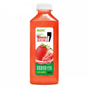 果益果C草莓果肉果汁500ml