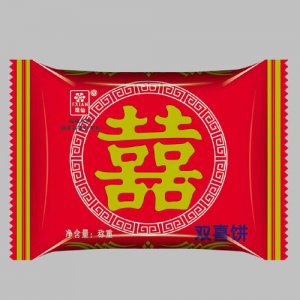 奇客片红双喜饼干