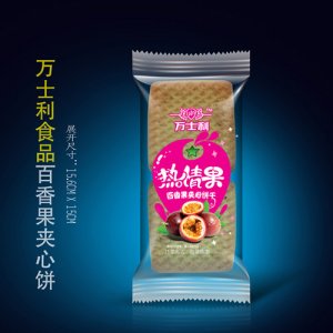 万士利百香果夹心饼干