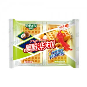 噢盼华夫饼椰奶味168g