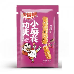吧得吧功夫小麻花麻辣味90克