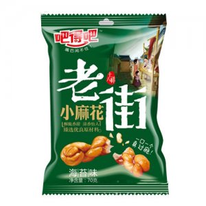 吧得吧老街小麻花海苔味70克