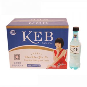酷e百蓝玫瑰味预调鸡尾汽水350mlx15瓶