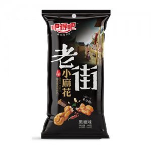 吧得吧老街小麻花黑糖味68克