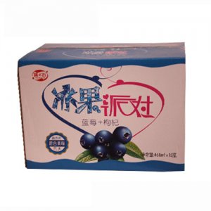 酷e百冰果派对蓝莓+枸杞混合果味汽水