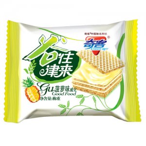 奇客菠萝味威化饼干