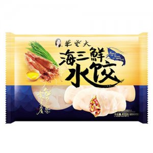 朱老大海三鲜水饺450g
