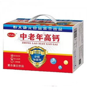 恒大康元中老年高钙奶手提
