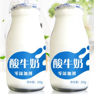 三剑客原味酸奶（瓶装）