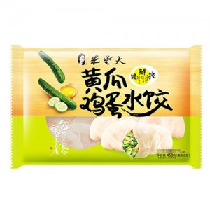 朱老大黄瓜鸡蛋水饺450g