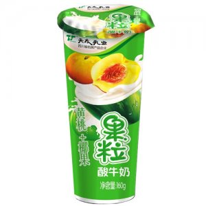 天太黄桃+椰果果粒酸奶