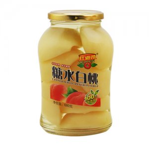 红派司白桃罐头680克