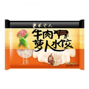 朱老大牛肉萝卜水饺450g