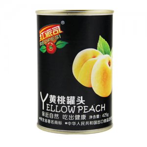 红派司黄桃罐头425克