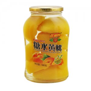 红派司黄桃罐头680克