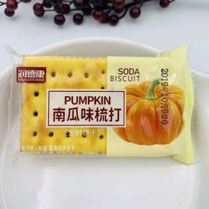 润德康南瓜味梳打发酵饼干