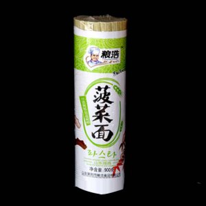 粮浩菠菜面900克纸包装