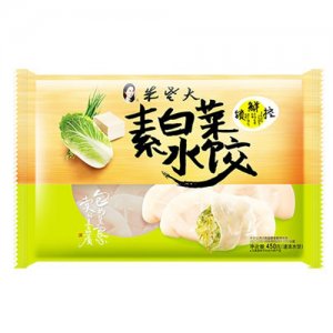 朱老大素白菜水饺450g