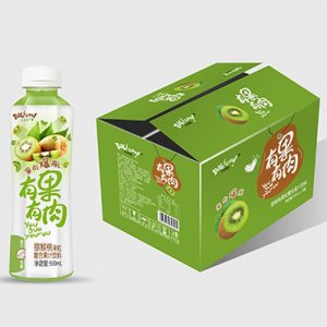 浩明有果有肉猕猴桃果粒果汁500mlx15