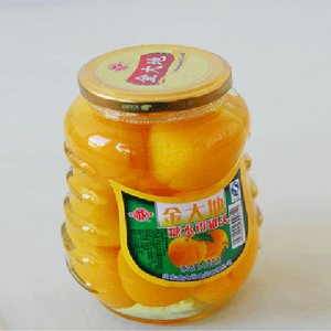 金大地食品糖水杏罐头