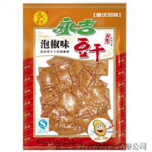 永吉泡椒豆干80克