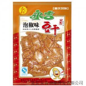 永吉泡椒豆干100克