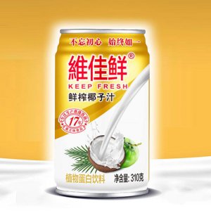 维佳鲜鲜榨椰子汁饮料310g