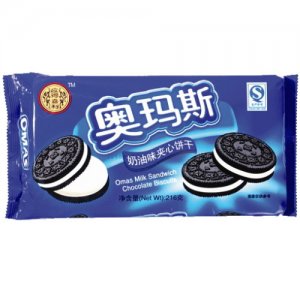 应得利奥玛斯奶油味夹心饼干216克