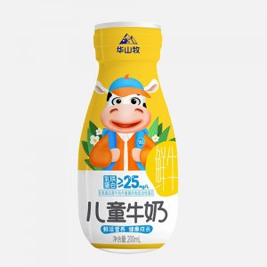 华山牧儿童牛奶200ml