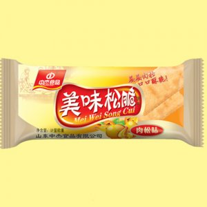 中杰肉松饼干