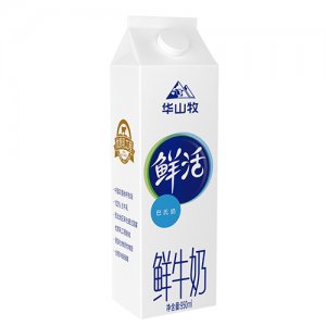 华山牧鲜活鲜牛奶950ml
