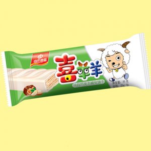 中杰喜羊羊巧克力威化饼