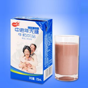 三剑客中老年无糖牛奶