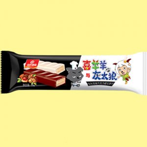 中杰喜羊羊灰太狼巧克力威化饼