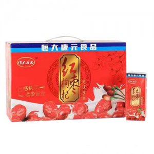恒大康元红枣枸杞乳味饮料手提