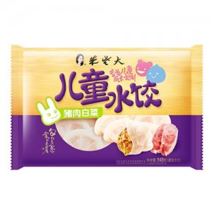 朱老大儿童猪肉白菜水饺240g