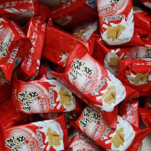 旺杰新纯牛奶味饼干