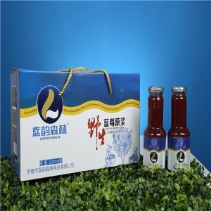 蓝韵森林蓝莓原浆260ml果汁