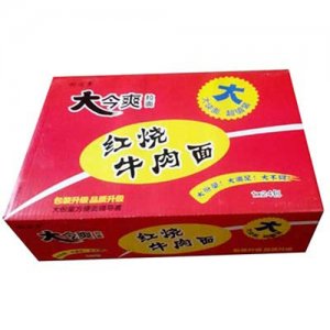 利达多大今爽红烧牛肉面箱装