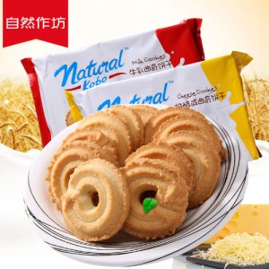 平治牛乳曲奇饼干300克