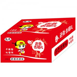 飞凡老爸去哪儿香辣鸡翅味干脆面箱装
