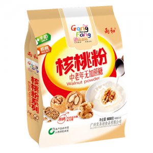 雨和中老年无糖核桃粉袋装600g