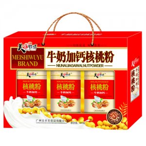 美食物语牛奶加钙核桃粉礼盒