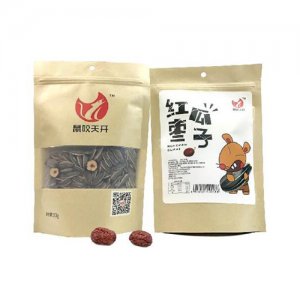 鼠咬天开红枣瓜子208g