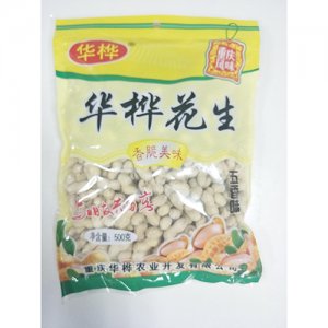 华桦花生500g