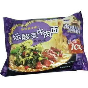 利达多老坛酸菜牛肉面袋装