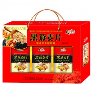 美食物语中老年无糖黑燕麦片礼盒
