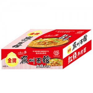 家家有徽州面馆红烧牛肉面1x24包箱装