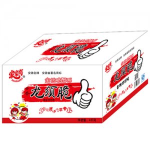 家家有龙须脆香辣鸡翅味干脆面箱装