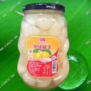 喜友来梨球罐头900g